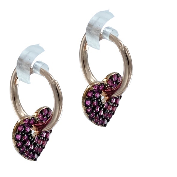 Reffeer Orecchini A Cerchio A Cuore In Argento Sterling 925 Massiccio - Piccoli E Ipoallergenici Per Donne E Ragazze