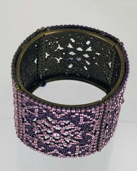 Les Poulettes Bracciale Donna Doppio Giro In Cuoio - 18 Cm - Acciaio Inossidabile