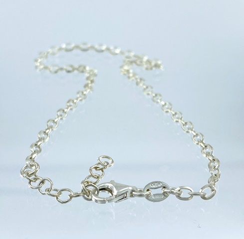Drachensilber Collana Venezia In Argento Sterling 925 - Spessore 1 Mm - Lunghezza 40 Cm - Catena Diamantata Con Moschettone - Made In Italy