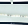 Bracciale Yukiko in oro bianco 18kt e perle bianche inframmezzate da 6 sfere in oro bianco