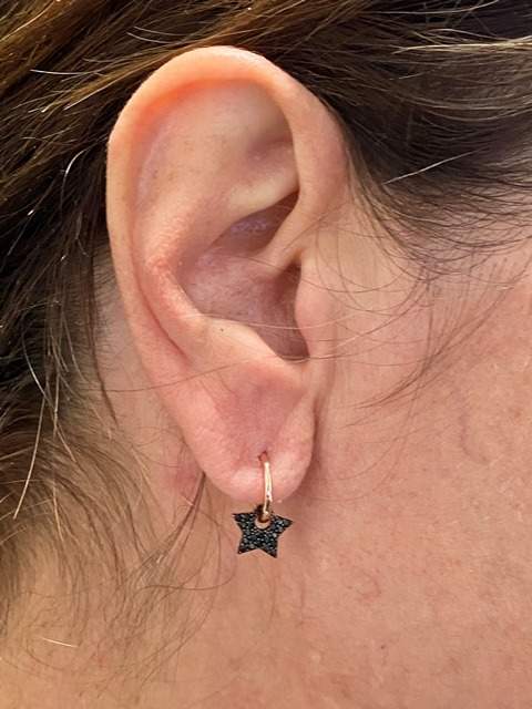 EYS JEWELRY Orecchini A Stella In Argento 925 Con Zirconi – Gioielli Donna Eleganti, Ipoallergenici, Senza Nichel, Regalo In Scatola Portagioie (Rosa, 6x6 Mm)