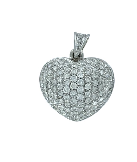 Collana Oro Giallo Con Ciondolo A Cuore Bombato – 40 Cm – Vero Oro 1,3 Gr