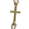 Girocollo a rosario in oro giallo 18kt.