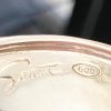 Ciotola ovale in argento 800 Goretti lavorata a mano