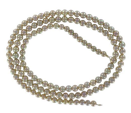 Filo Di Perle Per Ghirlande Fai Da Te, 10 Metri, Perle Da 8 Mm, Colore Beige, Per Decorazioni E Artigianato